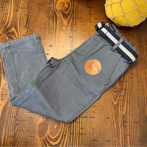 Grey/Slate boys slacks with belt